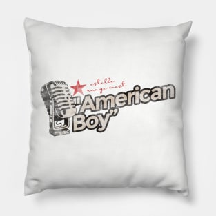 American Boy - Greatest Karaoke Songs Vintage Pillow