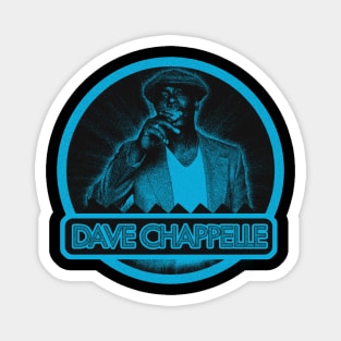 aesthetic turquoise blue color Dave Chappelle #2 Magnet