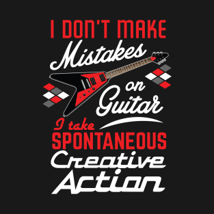 Vintage Rock-n-Roll Guitar - Spontaneous Action T-Shirt