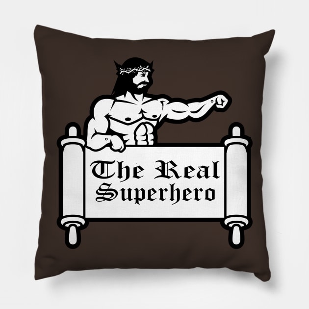 The Real Superhero Pillow by michaeldean23