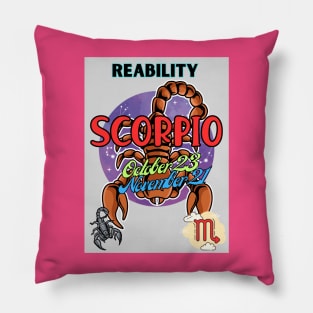 Astrology signs Scorpio Symbols Pillow