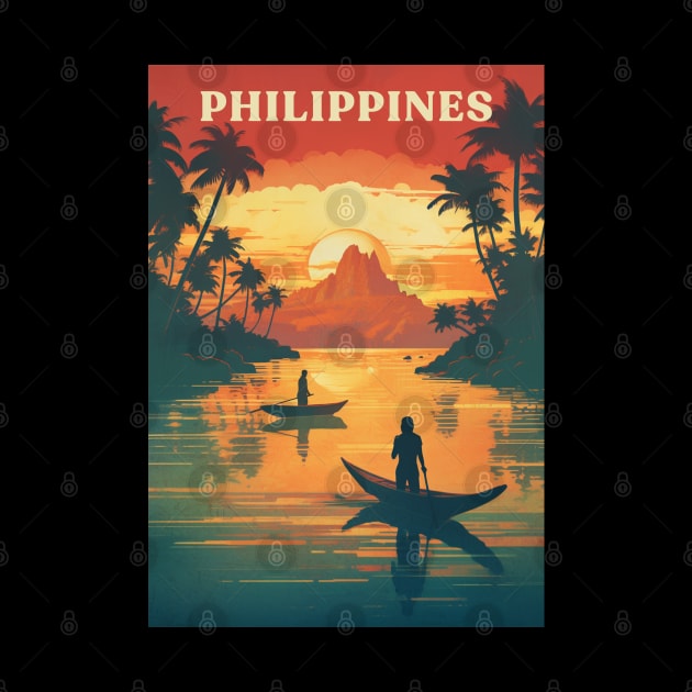 Philippines Retro Travel Style by Retro Travel Design