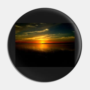 Blue Sun Set Pin