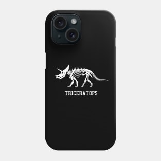 Triceratops skeleton Phone Case