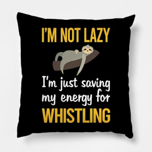 Saving Energy For Whistling Pillow