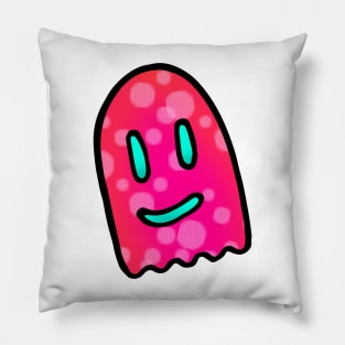 Cute Ghost Doodle Pillow