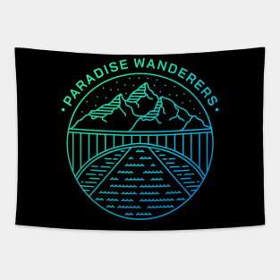 Paradise Wanderers Tapestry