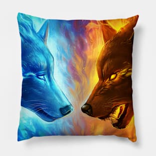 Fire and Ice Pillow