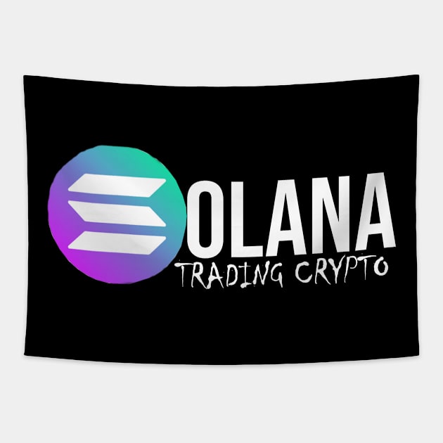 Solana Crypto Design Tapestry by Proway Design