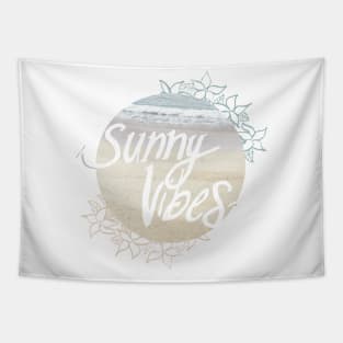 sunny vibes Ocean Tapestry