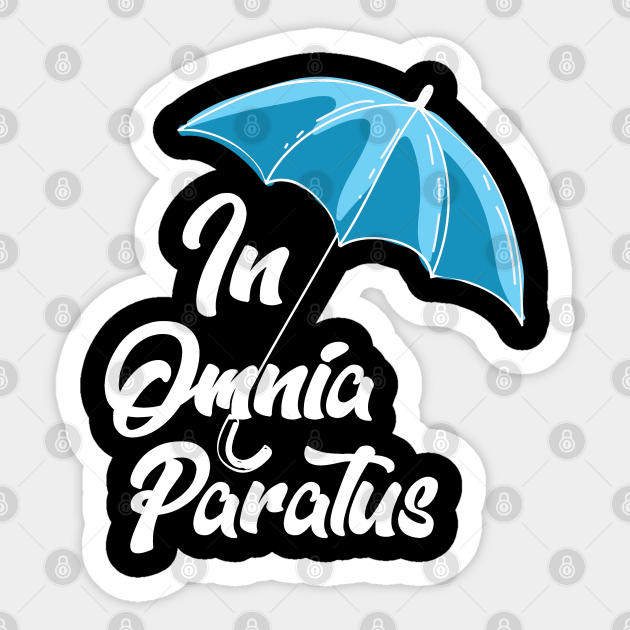 In Omnia Paratus In Omnia Paratus Gilmore Sticker Teepublic