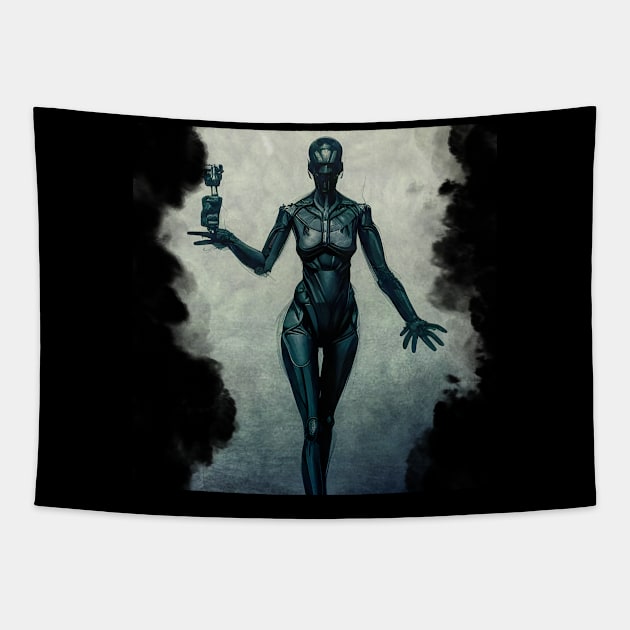 Humanoid Tapestry by nnorbi