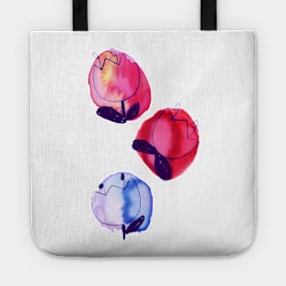 Tiny Watercolor Flowers Tote