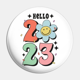 Hello 2023  Cute 2023 new year christmas gift idea Pin