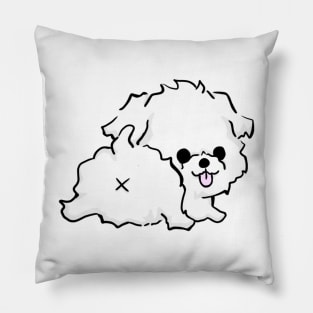 Maltese Puppy - Cute dogs Pillow