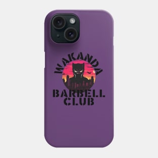 Wakanda Barbell Club Phone Case