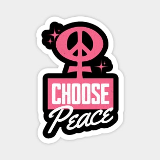 Choose Peace International Women's Day Women Against War Magnet