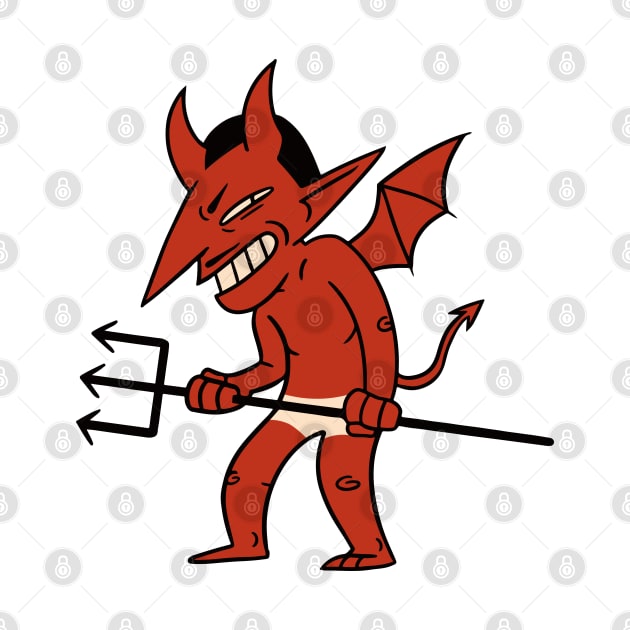 Cartoon Red Devil by SzlagRPG