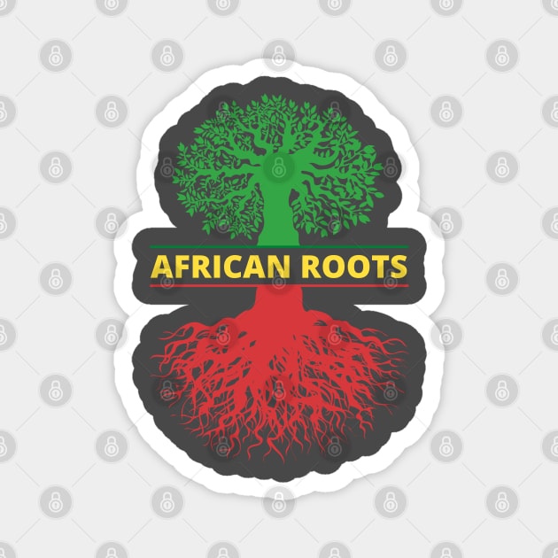 African Roots Magnet by Meow_My_Cat