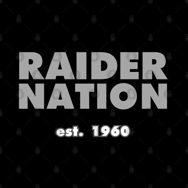 Raider Nation in Silver by capognad