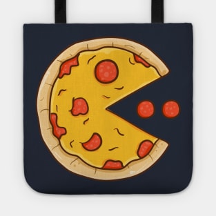 Pac-Man Parody Pizza Man Tote