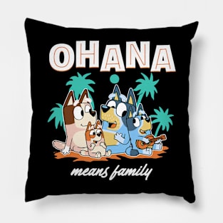 Bluey Ohana Pillow