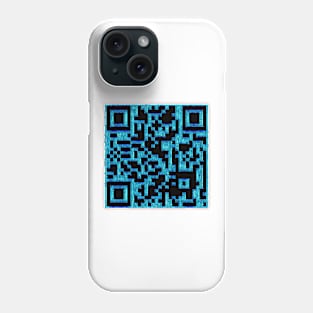 QR Blue Phone Case