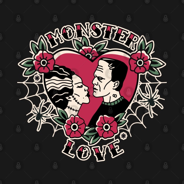 Monster Love - Tattoo Inspired graphic by Graphic Duster