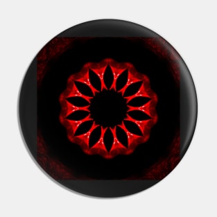 Ominous Red Kaleidoscope pattern (Seamless) 18 Pin