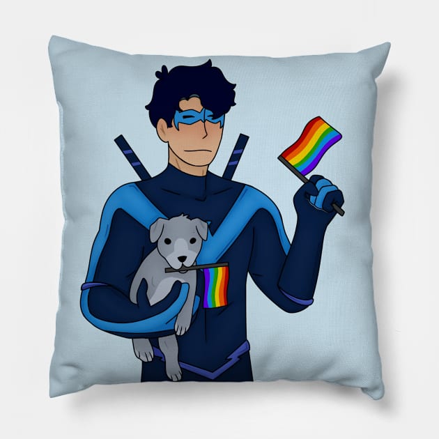 Haley said gay rights !! Pillow by TheStickPeople