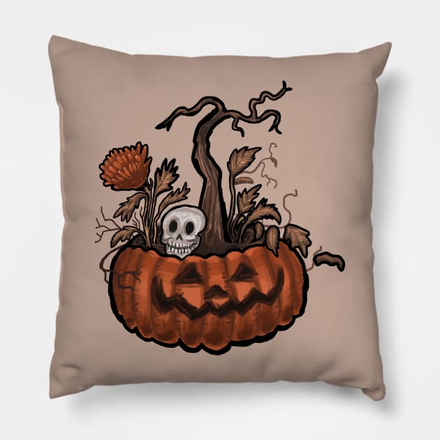 Pumpkin Planter Pillow by Dialon25