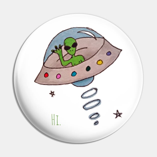 Alien hello Pin by CourtIsCrafty