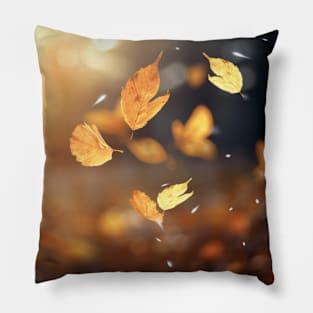 Leaf Air Nature Serene Tranquil Peaceful Pillow