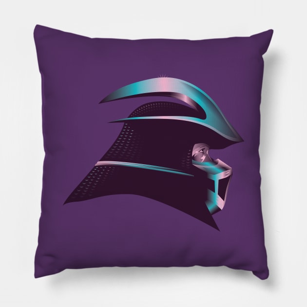 SHREDHEAD! Pillow by PaybackPenguin