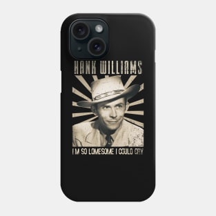 Hank Williams Original Aesthetic Tribute 〶 Phone Case