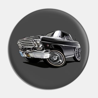 Black 62 Chevy Impala Pin