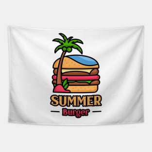 Summer Burger Tapestry