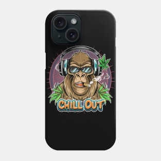 Chill Out: Hip Hop Gorilla Art Piece Phone Case