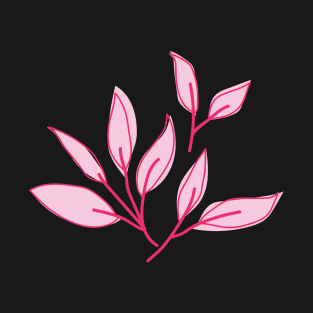 Sketchy Pink Flower T-Shirt