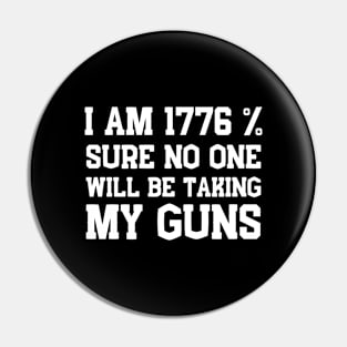 I Am 1776 Sure Pin