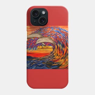 Riding the Wave Phone Case