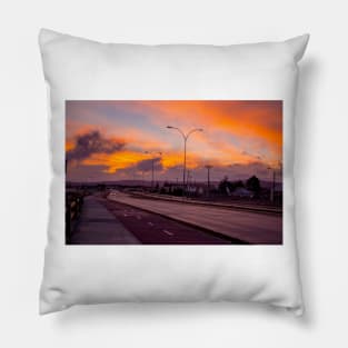 cbs rural town Pillow