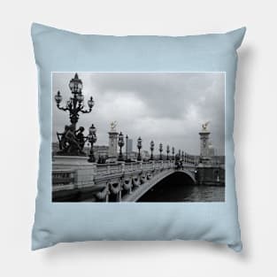 Paris Pont Alexandre III Pillow