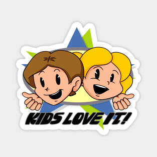 Toonami "KIDS LOVE IT" logo Magnet
