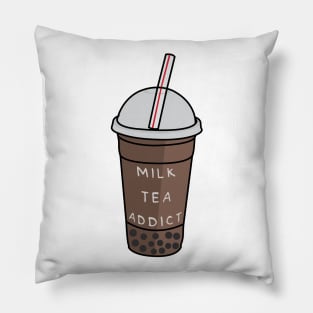 Milk Tea Addict Pillow