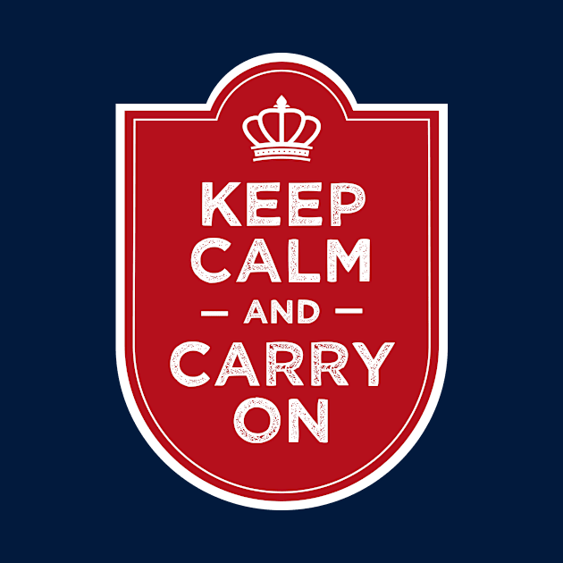 Keep calm and carry on by TompasCreations