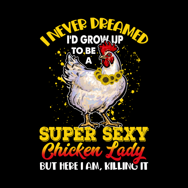 Funny Chicken, Sassy Chicken, Chicken Mom by artbyhintze