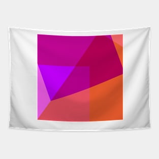 Cubist Block Pattern Tapestry