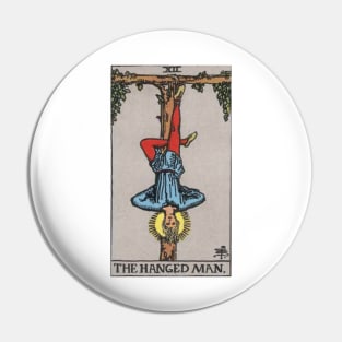 The Hanged Man, Raider Waite Tarot, Divination Tarot Pin