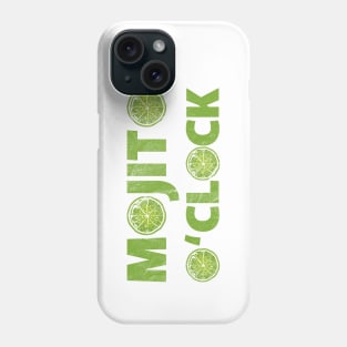 Mojito o'clock rum cocktail drinkers gift Phone Case